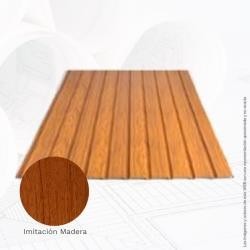 CHAPA BASCULANTE 6000X890X0.6 MM  IMITACION MADERA